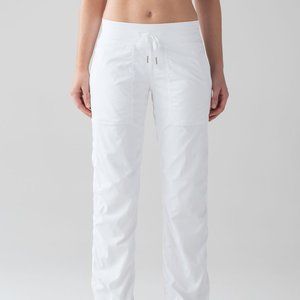 Lululemon Dance Studio Pant III Lined White sz 10